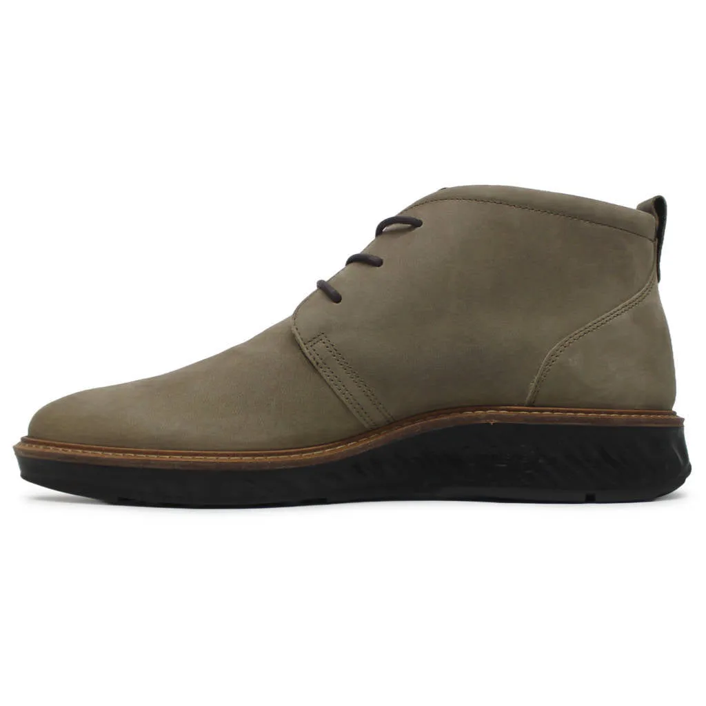 Ecco Mens Boots St 1 Hybrid 836814 Casual Chukka Lace-Up Ankle Leather - UK 10