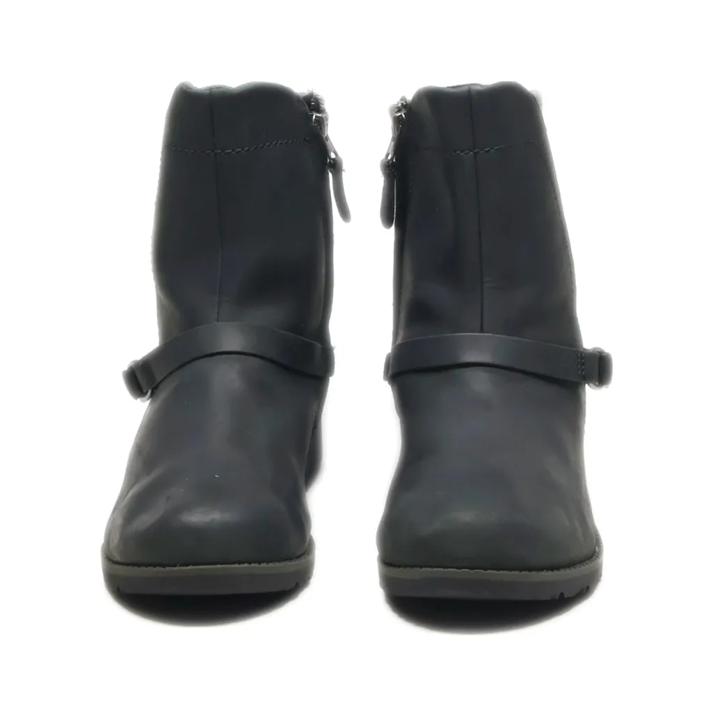 Eddie Bauers Covey Ankle Boots Leather Black Colour For Women