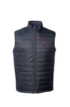 Embroidered Mens Puffer Vest