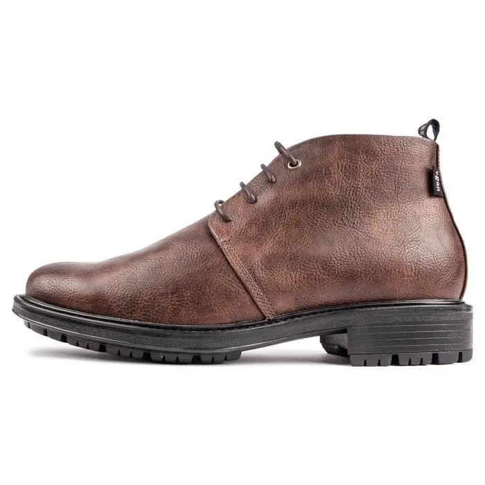 Endive Men's Vegan Leather Chukka Boots | Tan