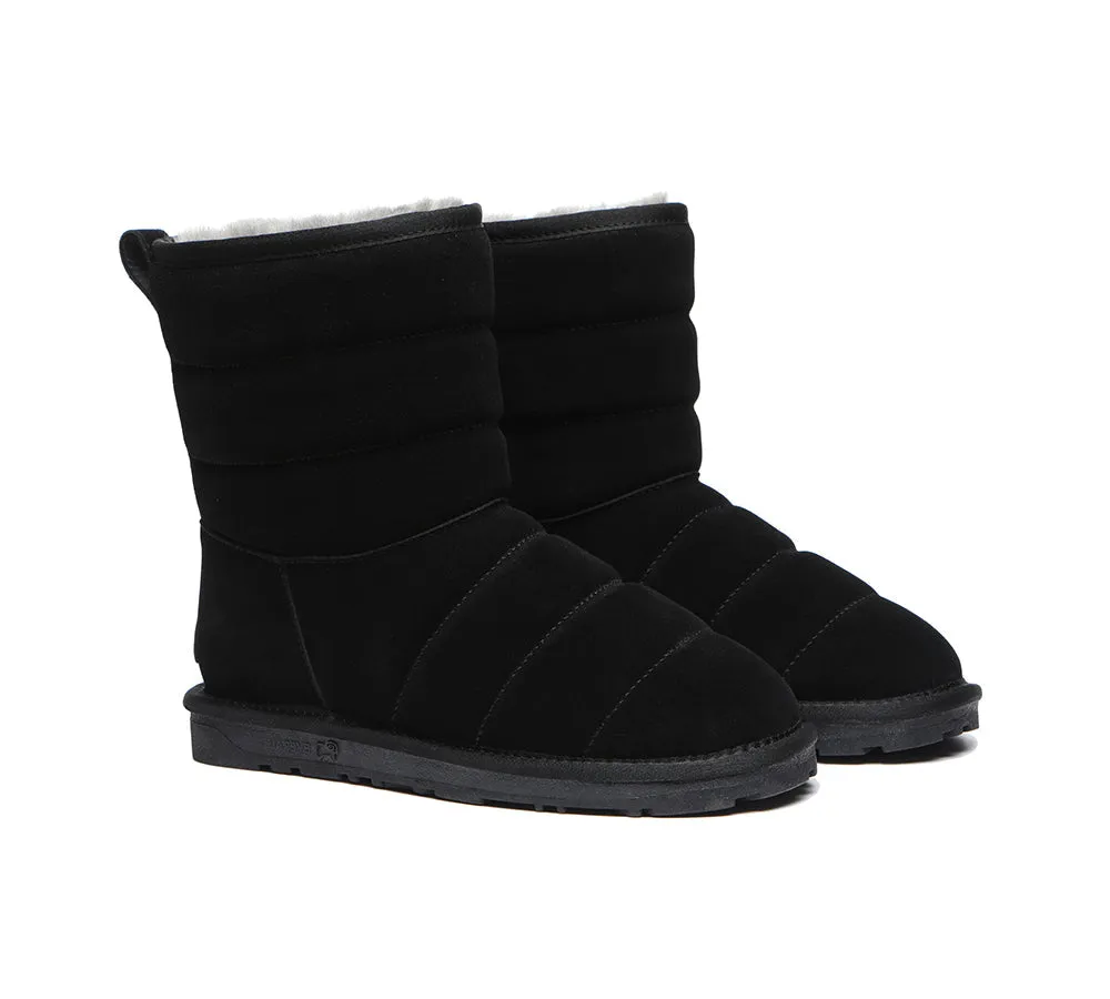 EVERAU® UGG Boots Sheepskin Wool Short Puffer