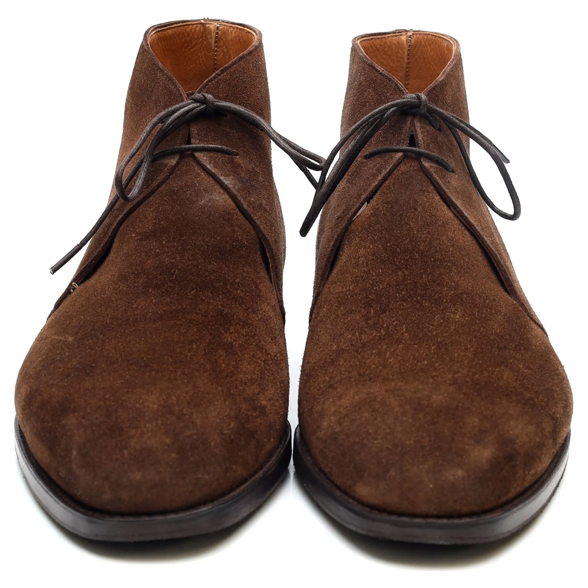 'Evesham' Brown Suede Chukka Boots UK 9.5 E