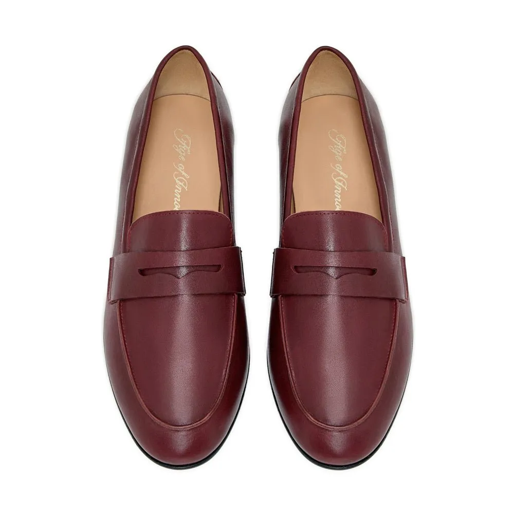 Farley Leather Burgundy