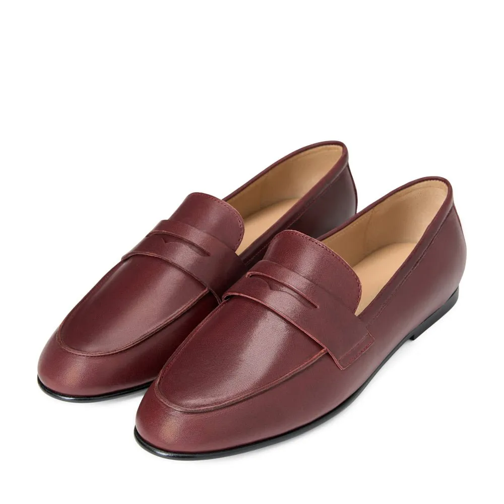 Farley Leather Burgundy