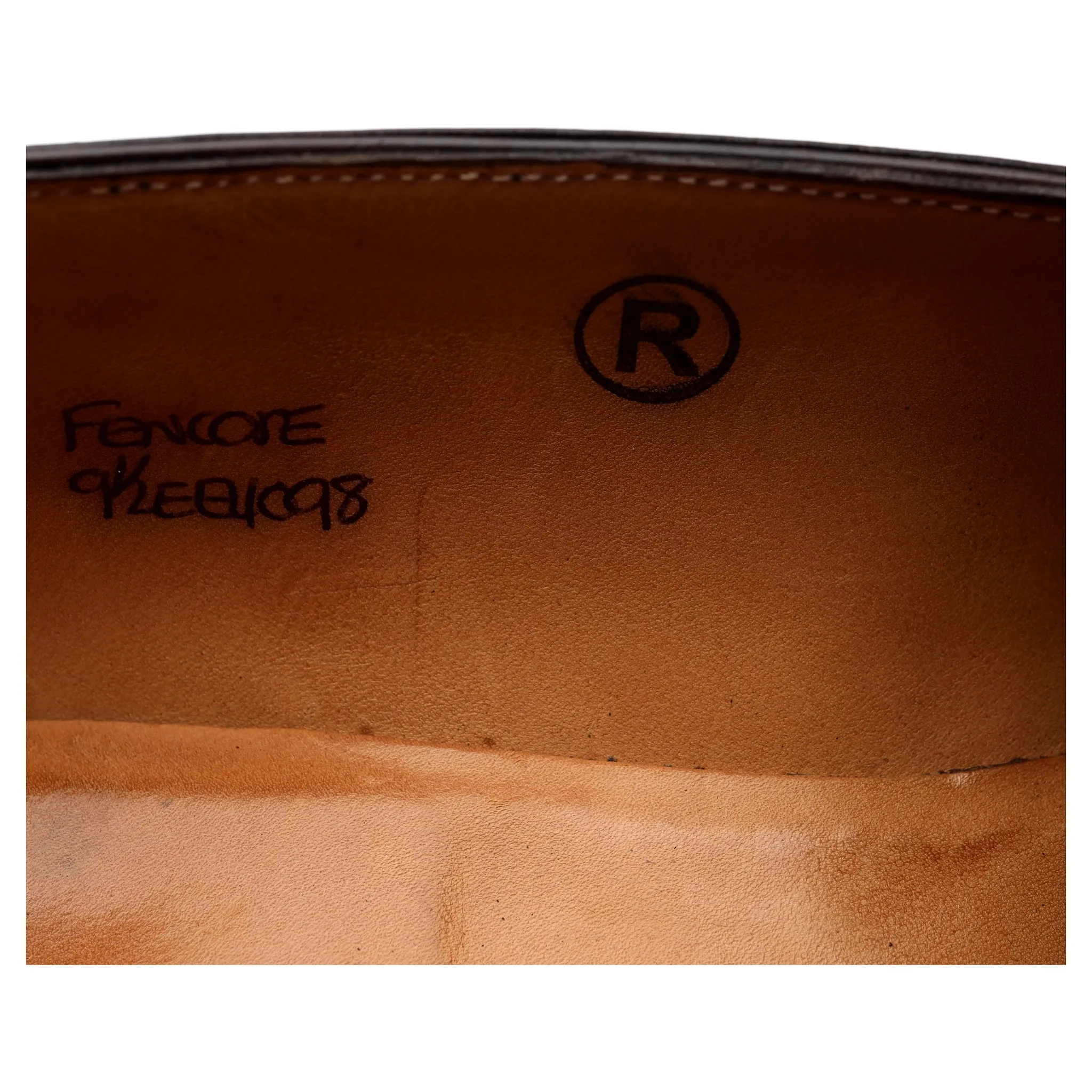 'Fencote' Brown Museum Leather Loafers UK 9.5 EE