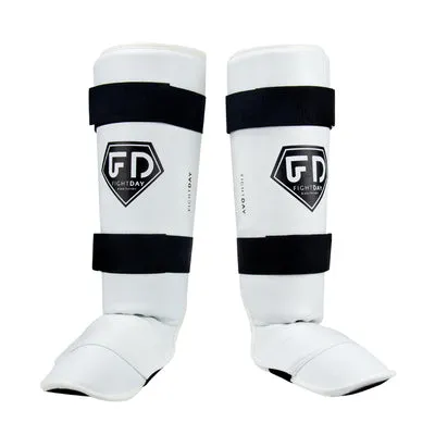 FIGHT DAY MUAY THAI BOXING MMA SHIN GUARD PROTECTOR Size Free 2 Colours