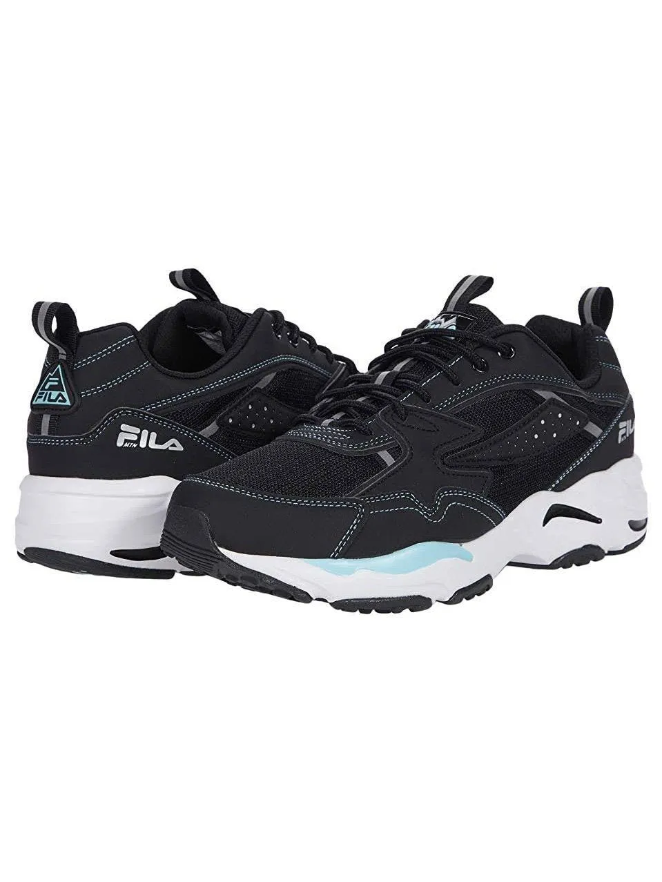 Fila Men's Trail Tracer Sneakers Black Black/White/Metallic Silver 1RM00914-003