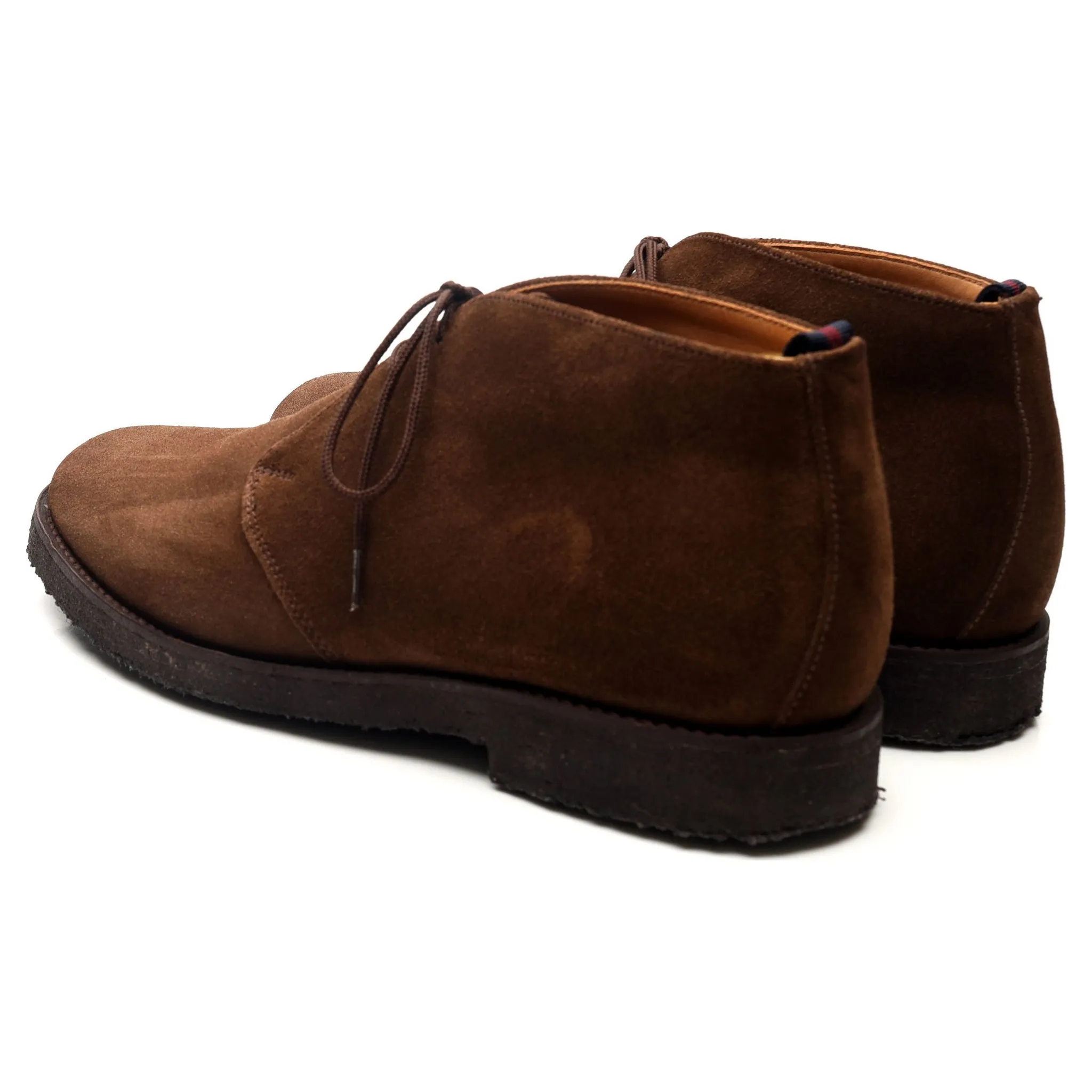 'Finley' Brown Suede Chukka Boots UK 8 F