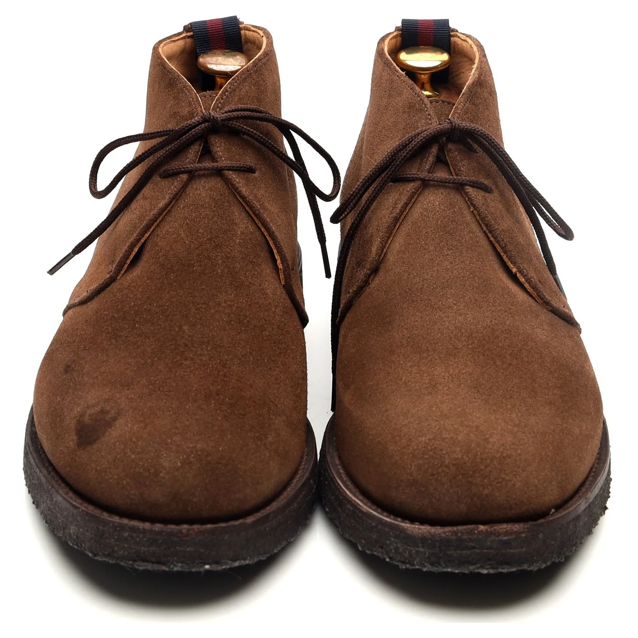 'Finley' Brown Suede Chukka Boots UK 8 F