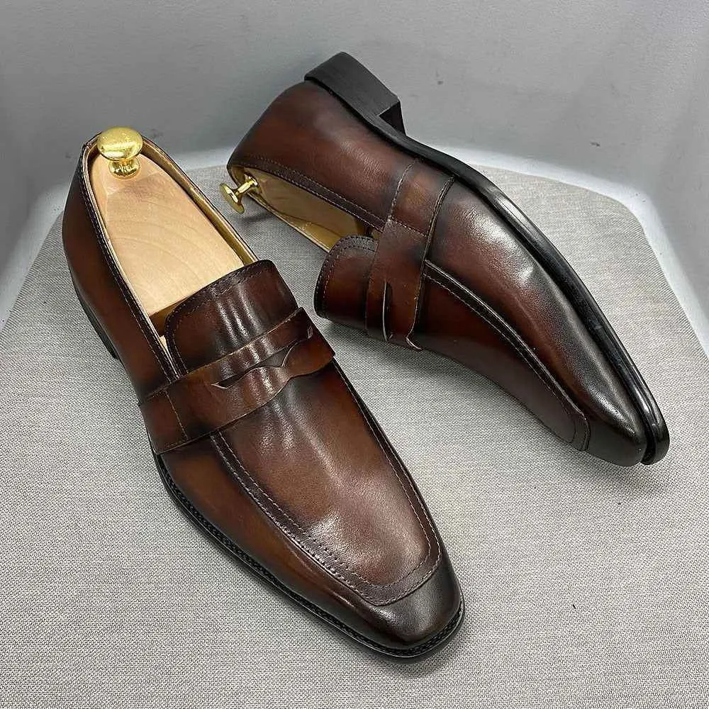 Formal Business Leather Classic Loafers Men's Casual Shoes MCSSOC32