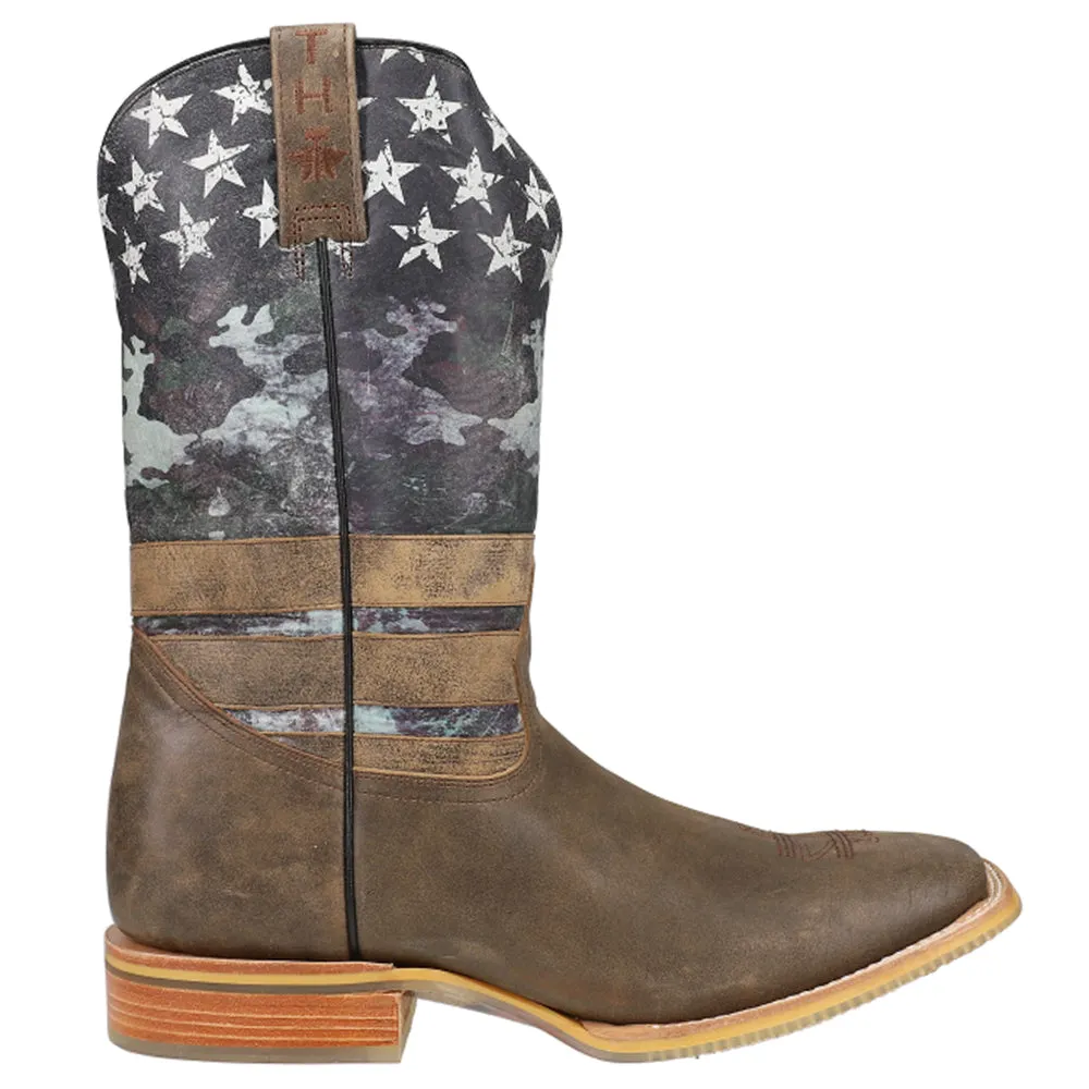 Freedom Patriotic Square Toe Cowboy Boots