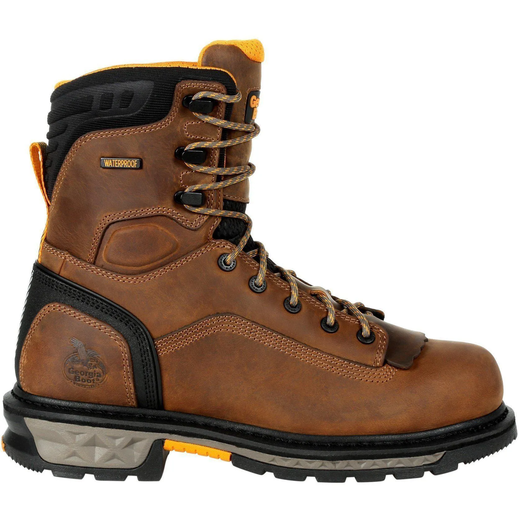 Georgia Men's LTX 8" Soft Toe WP Carbo-Tec Work Boot- Brown - GB00392