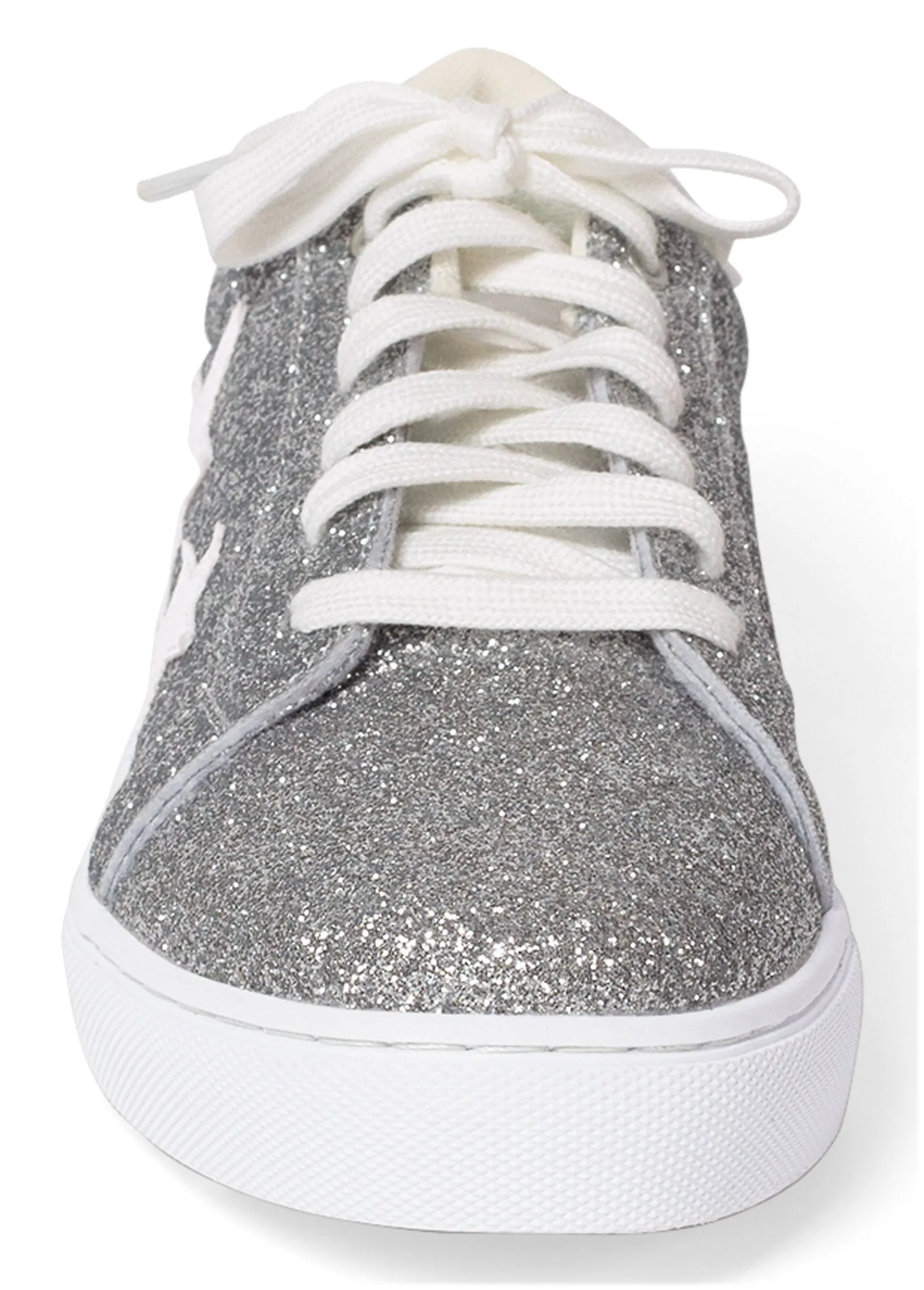 Glitter Star Sneakers - Silver Multi