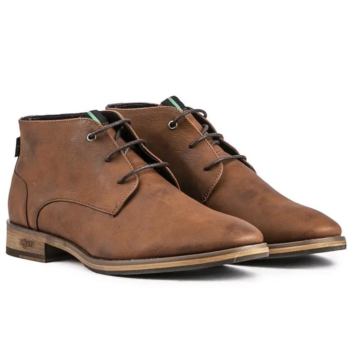 Goji Men's Vegan Leather Chukka Boots | Tan