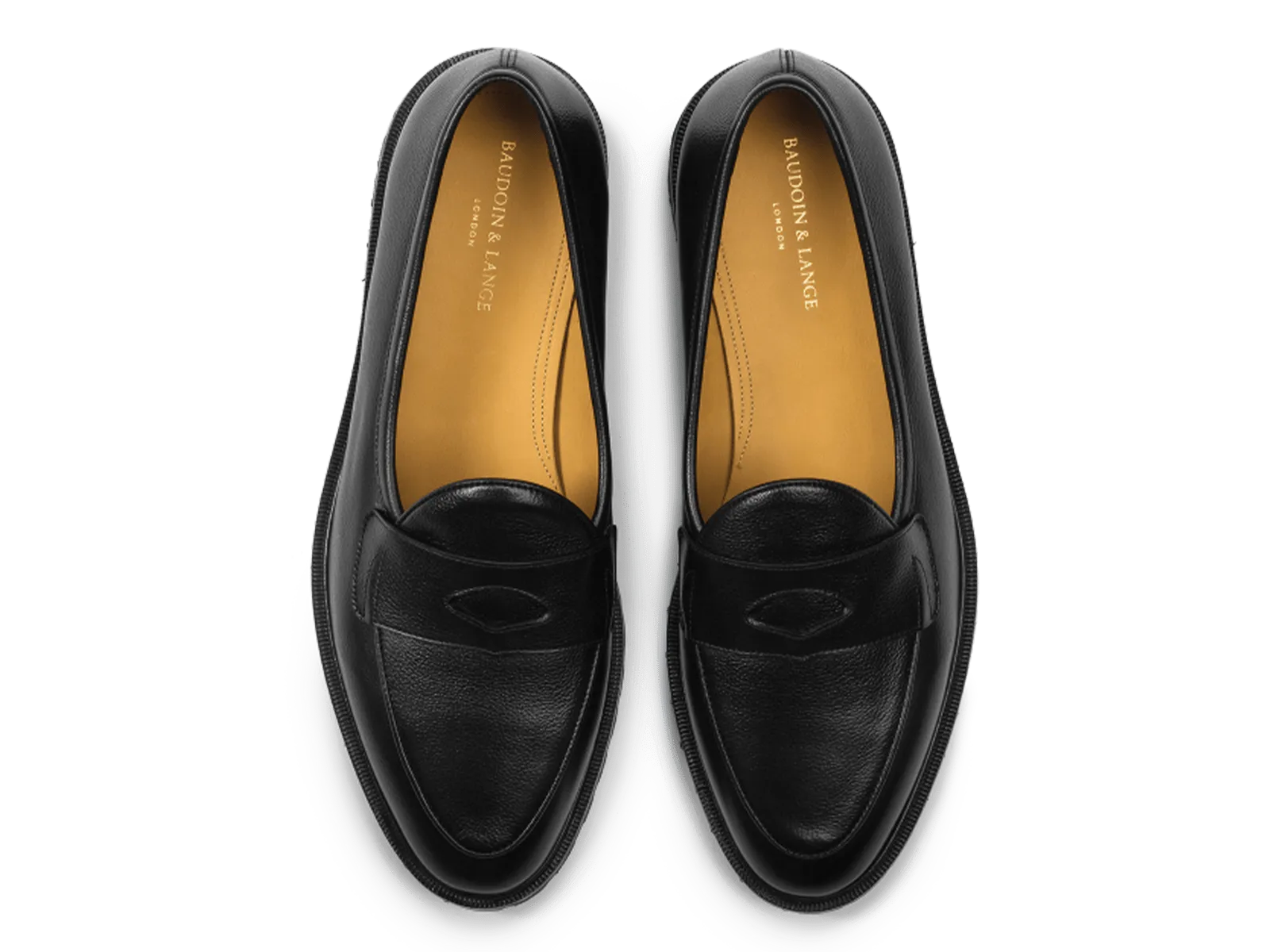 Grand Varenne Loafers in Black Shield Calf