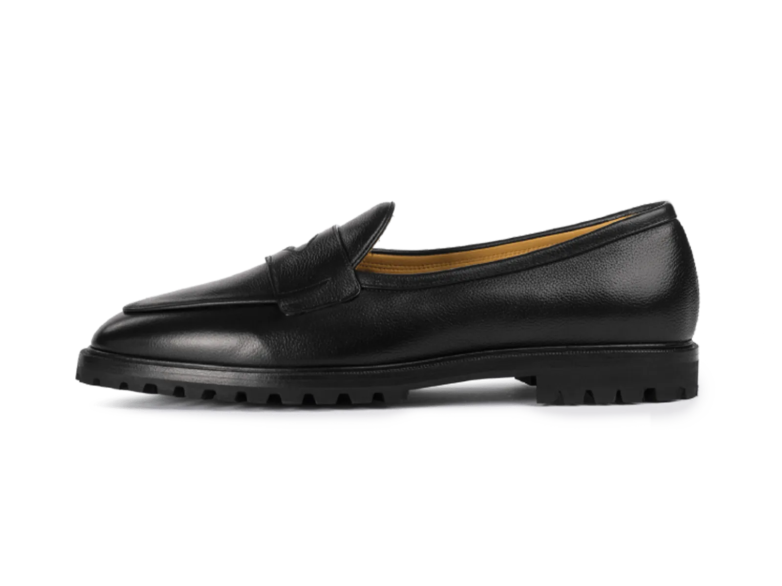 Grand Varenne Loafers in Black Shield Calf