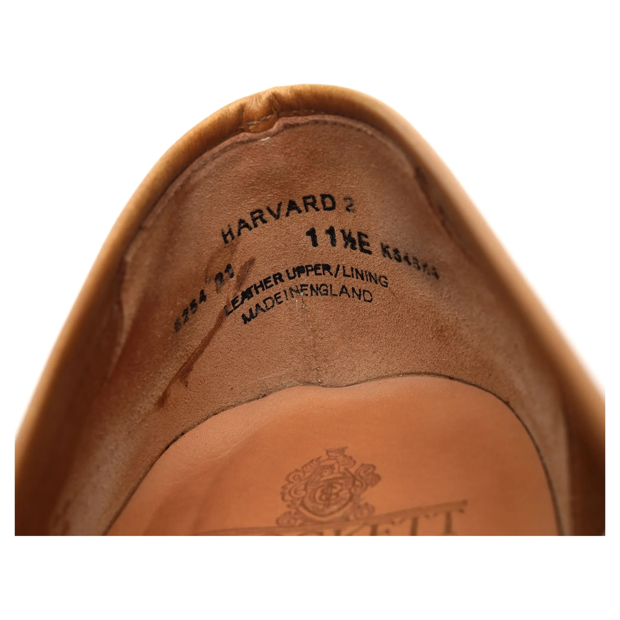 'Harvard 2' Tan Brown Suede Loafers UK 11.5 E