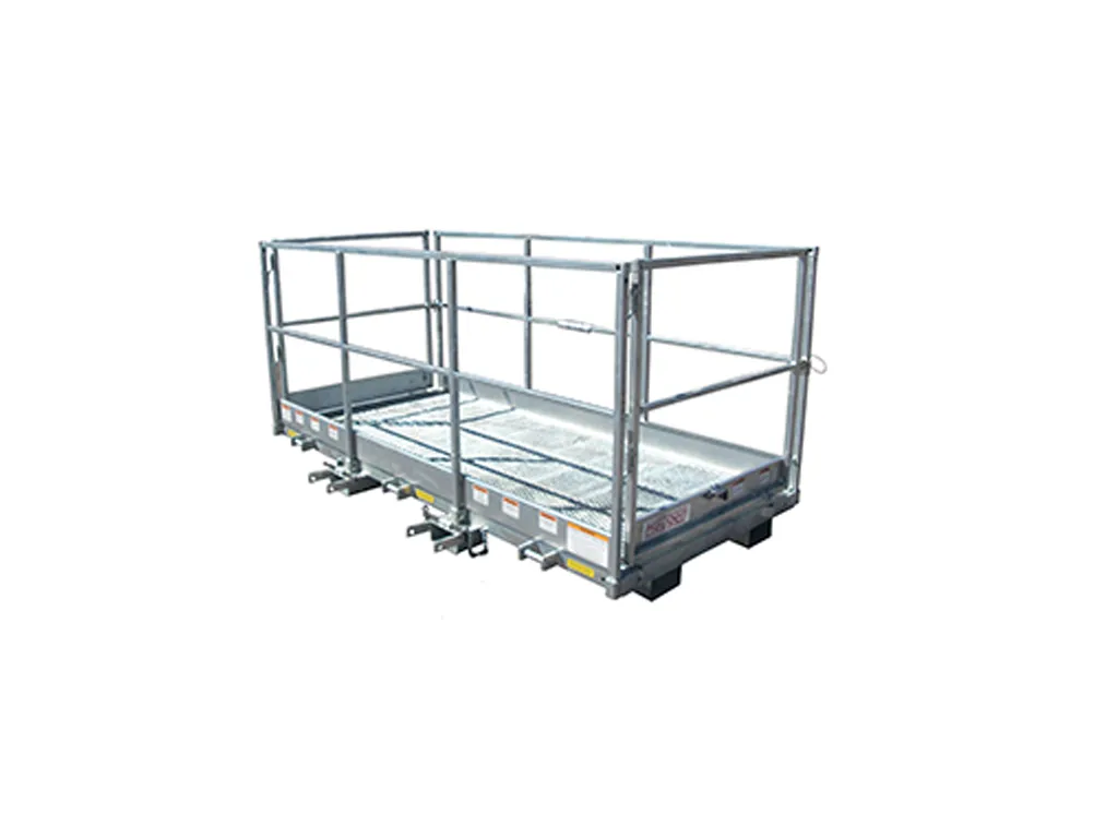 HAUGEN GALVANIZED WORK PLATFORMS FOR TELEHANDLERS/FORKLIFTS