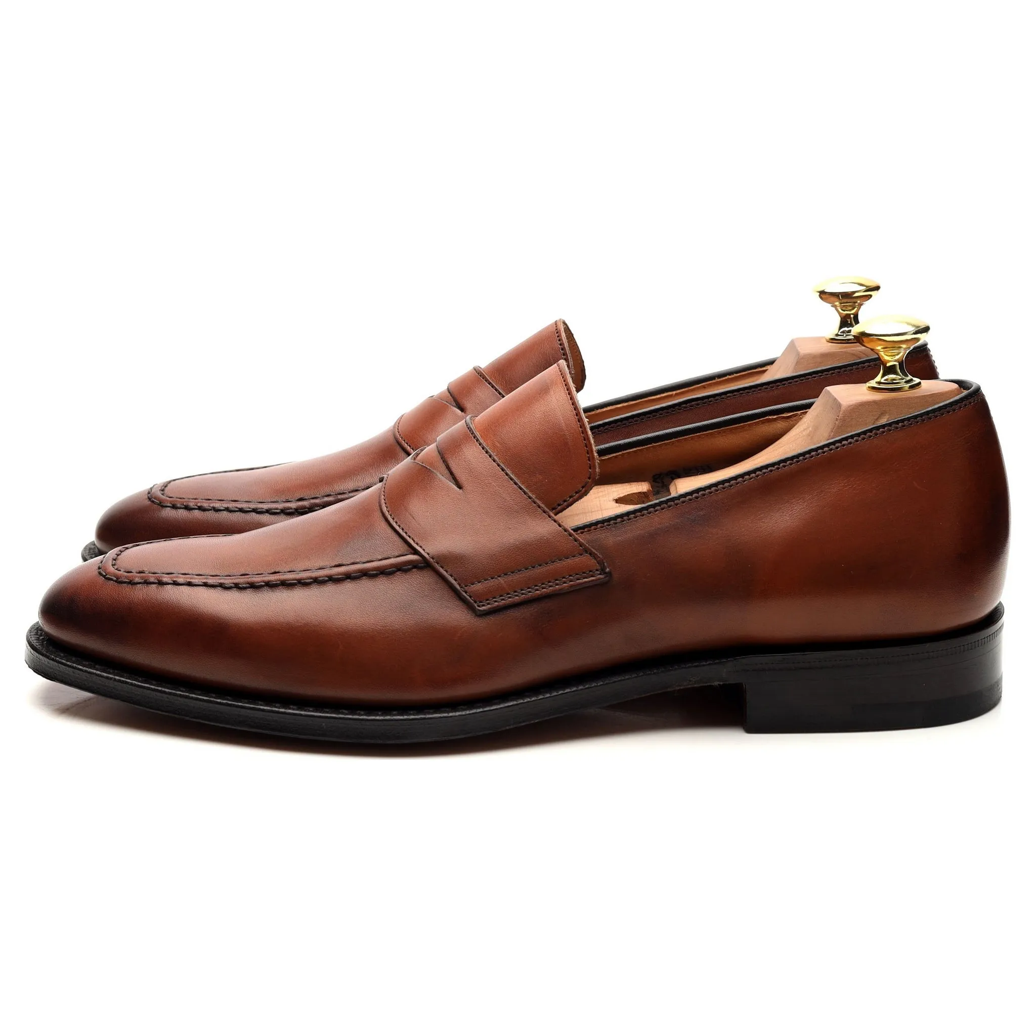 'Hertford' Brown Leather Loafers UK 8 / UK 8.5 / UK 11.5 / UK 12