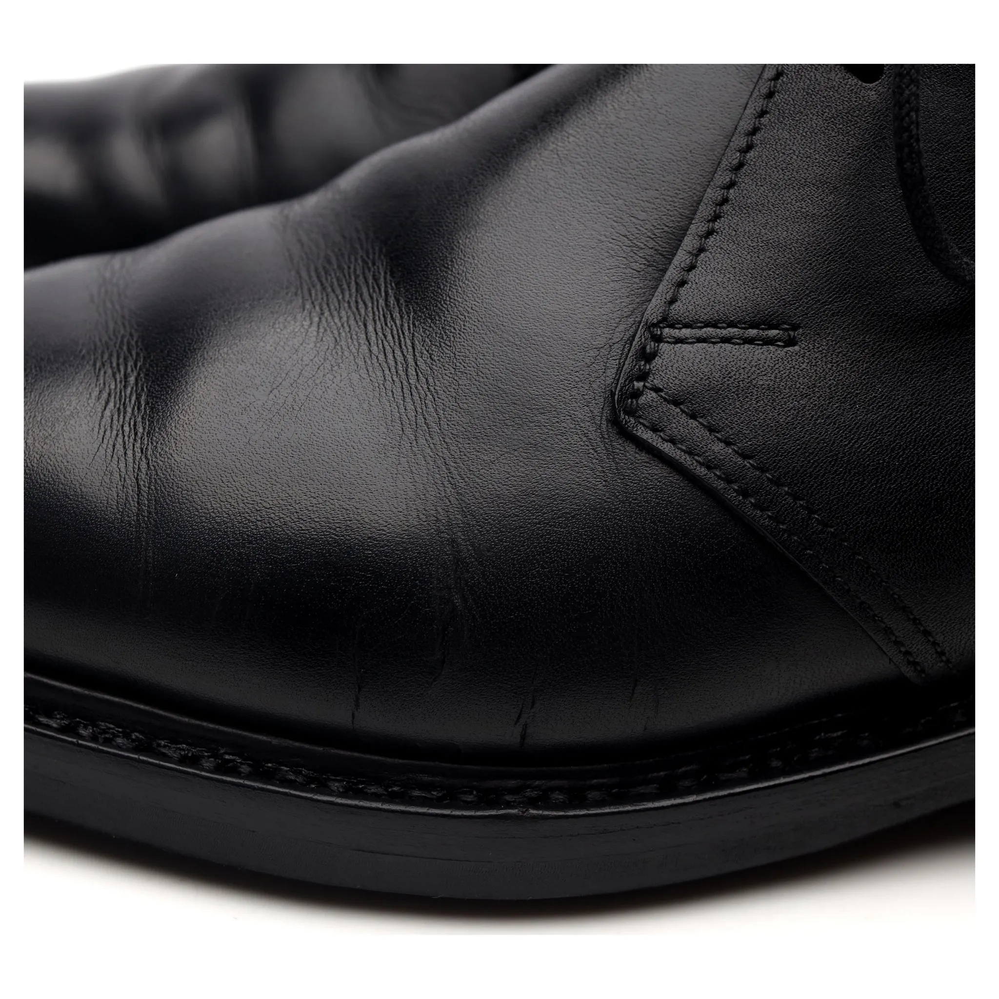 'Holborn' Black Leather Chukka Boots UK 6 E