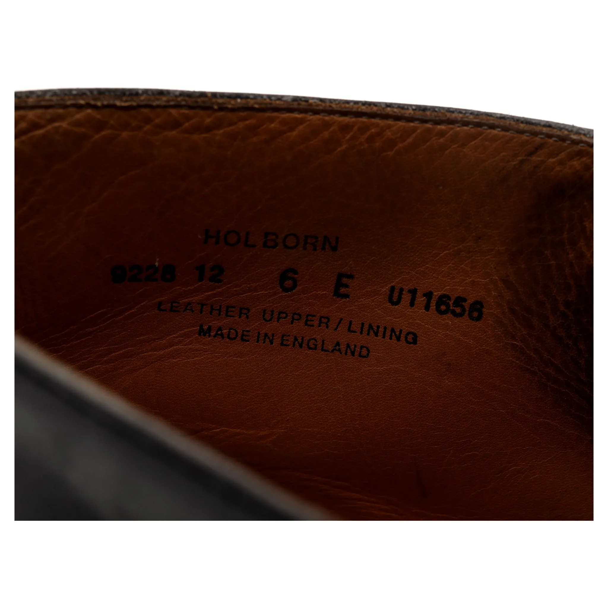 'Holborn' Black Leather Chukka Boots UK 6 E