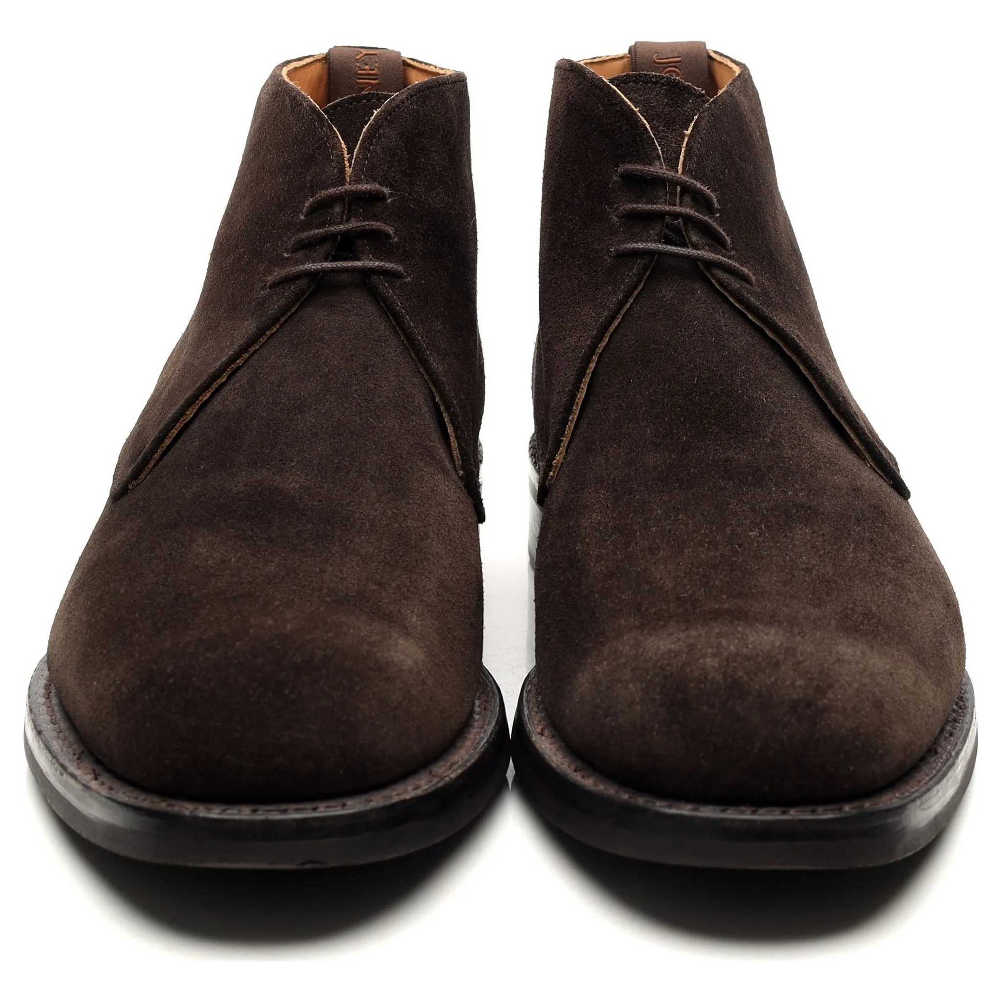 'Jackie III' Dark Brown Suede Chukka Boots UK 9.5 F