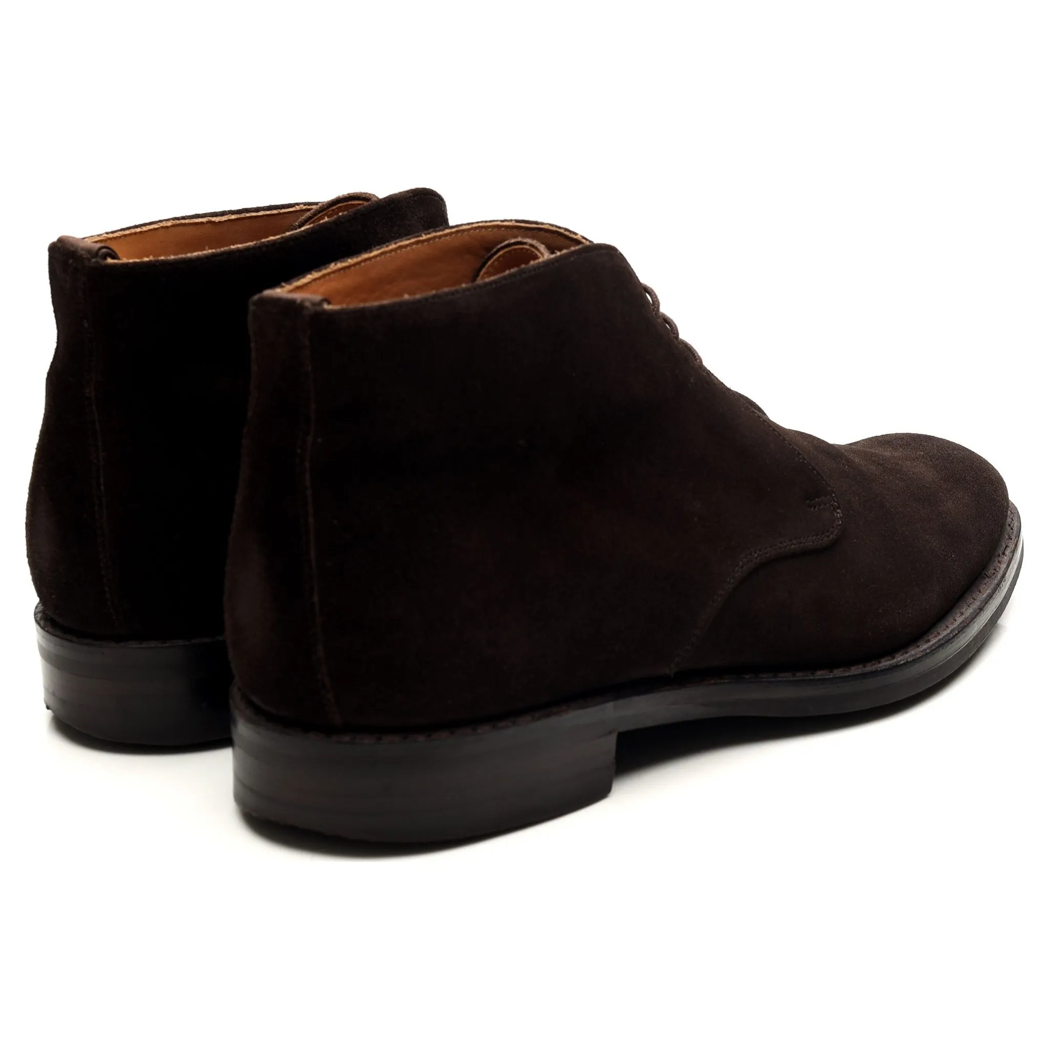 'Jackie III' Dark Brown Suede Chukka Boots UK 9.5 F