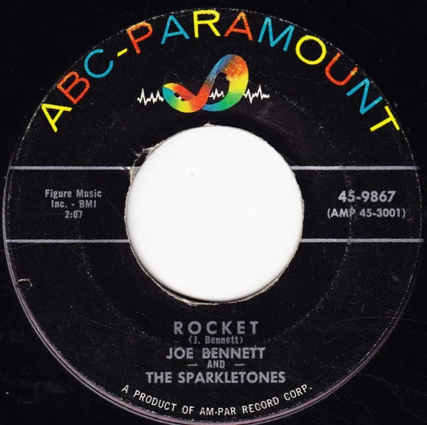 Joe Bennett And The Sparkletones - Penny Loafers And Bobby Socks / Rocket (7", Single) (VG )