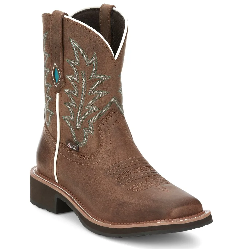 Justin Boots Womens Lyla GY9539 Ema 8" Western Boot