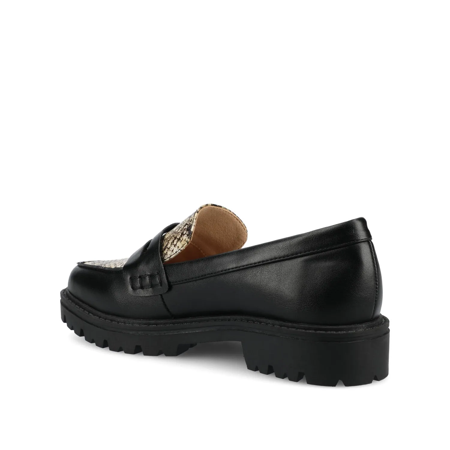 KENLY LOAFER FLATS IN FAUX LEATHER