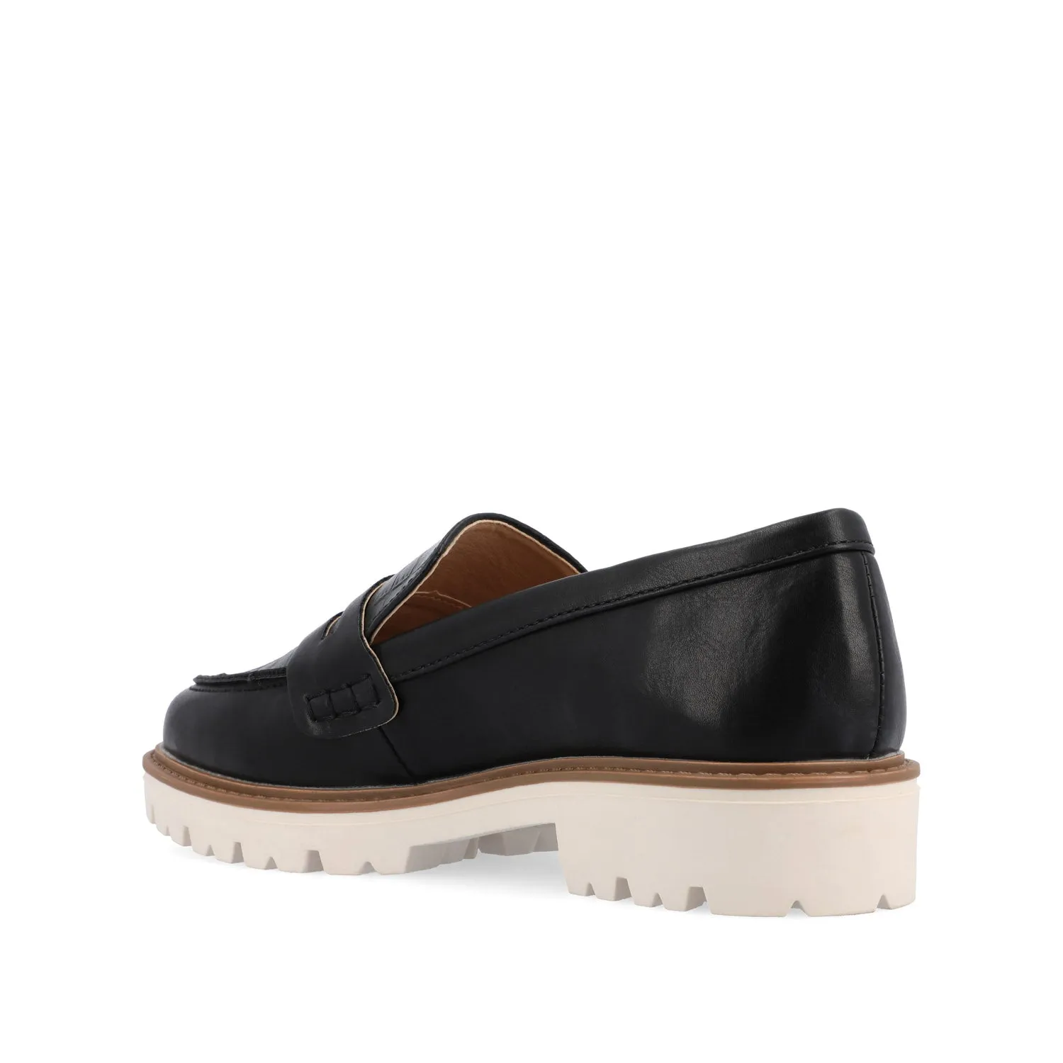 KENLY LOAFER FLATS IN FAUX LEATHER