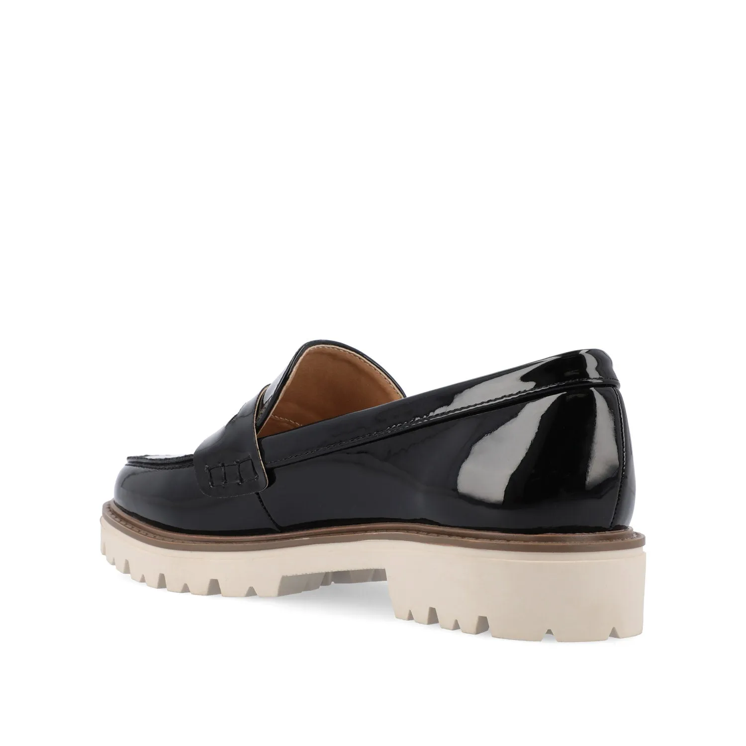 KENLY LOAFER FLATS IN FAUX LEATHER