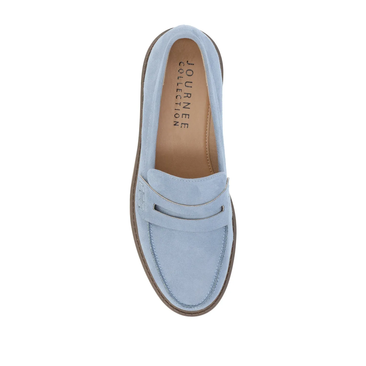 KENLY LOAFER FLATS IN FAUX LEATHER