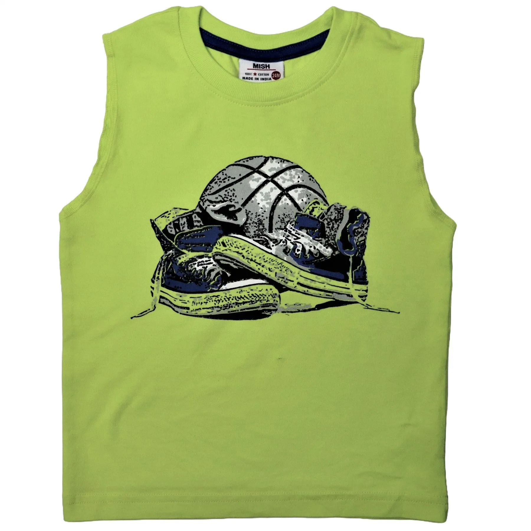 🎁Kids Muscle Tee - Basketball Kicks