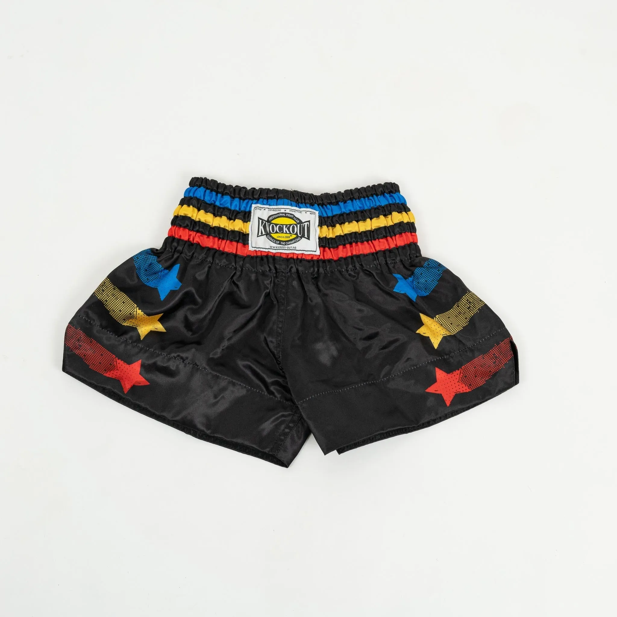 Knockout Star Tricolor Kids Kickboxing Shorts