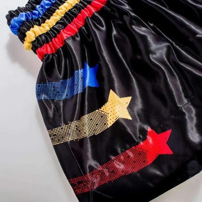 Knockout Star Tricolor Kids Kickboxing Shorts