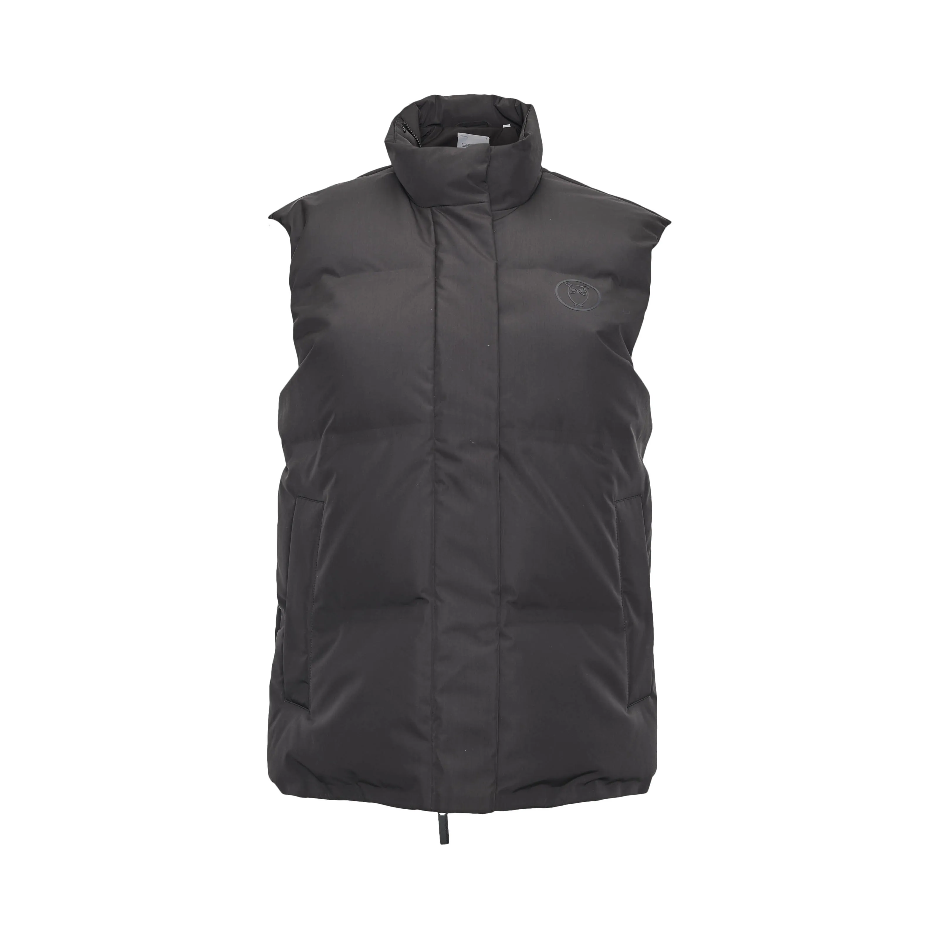 Knowledge Cotton Apparel Women&#x27;s Allyssa Puffer Vest Black Jet | Buy Knowledge Cotton Apparel Women&#x27;s Allyssa Puffer Vest Black Jet here | Outnorth