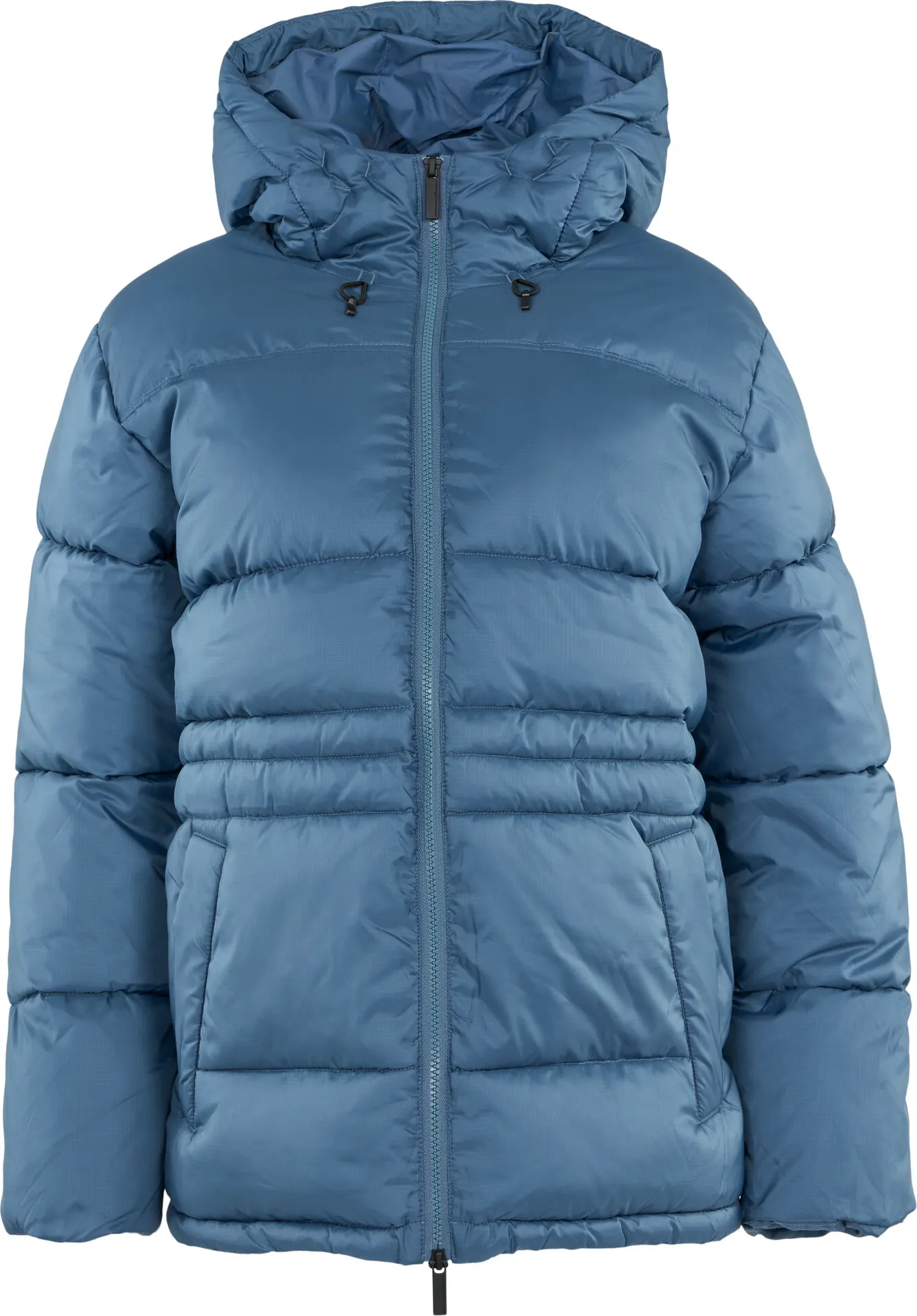 Knowledge Cotton Apparel Women&#x27;s Thermore™ Short Puffer Jacket Thermoactive™ China Blue | Buy Knowledge Cotton Apparel Women&#x27;s Thermore™ Short Puffer Jacket Thermoactive™ China Blue here | Outnorth