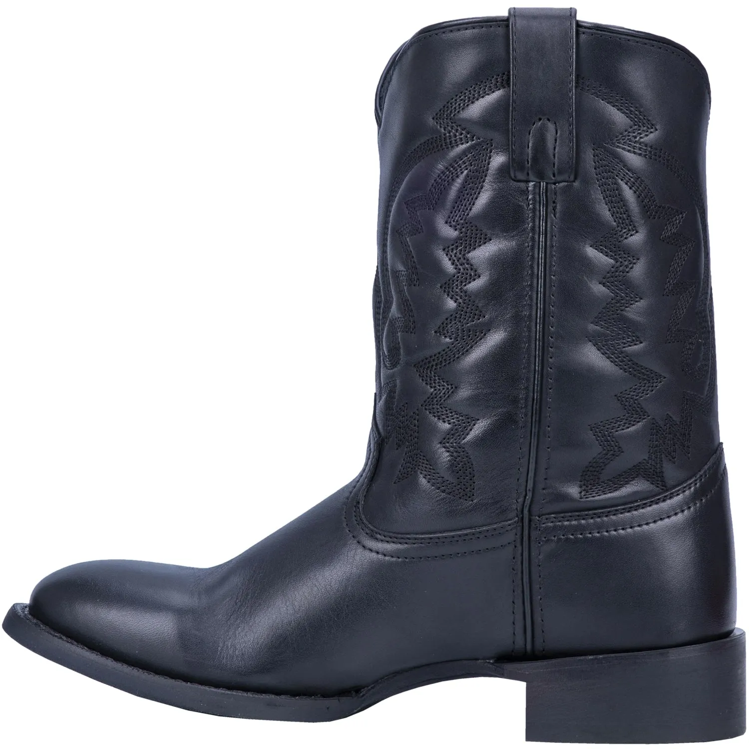 'Laredo' Men's 10" Crawford Western Round Toe - Black