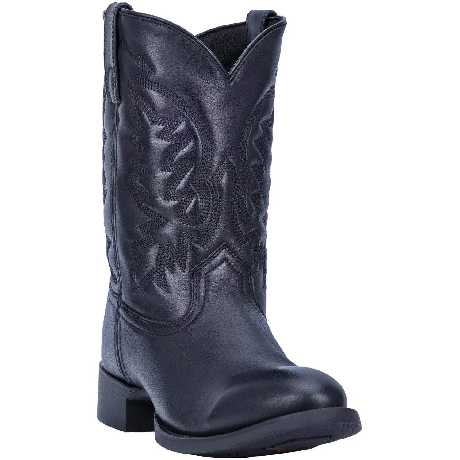 'Laredo' Men's 10" Crawford Western Round Toe - Black