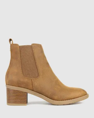 LEE Vegan Block Heel Chelsea Boots