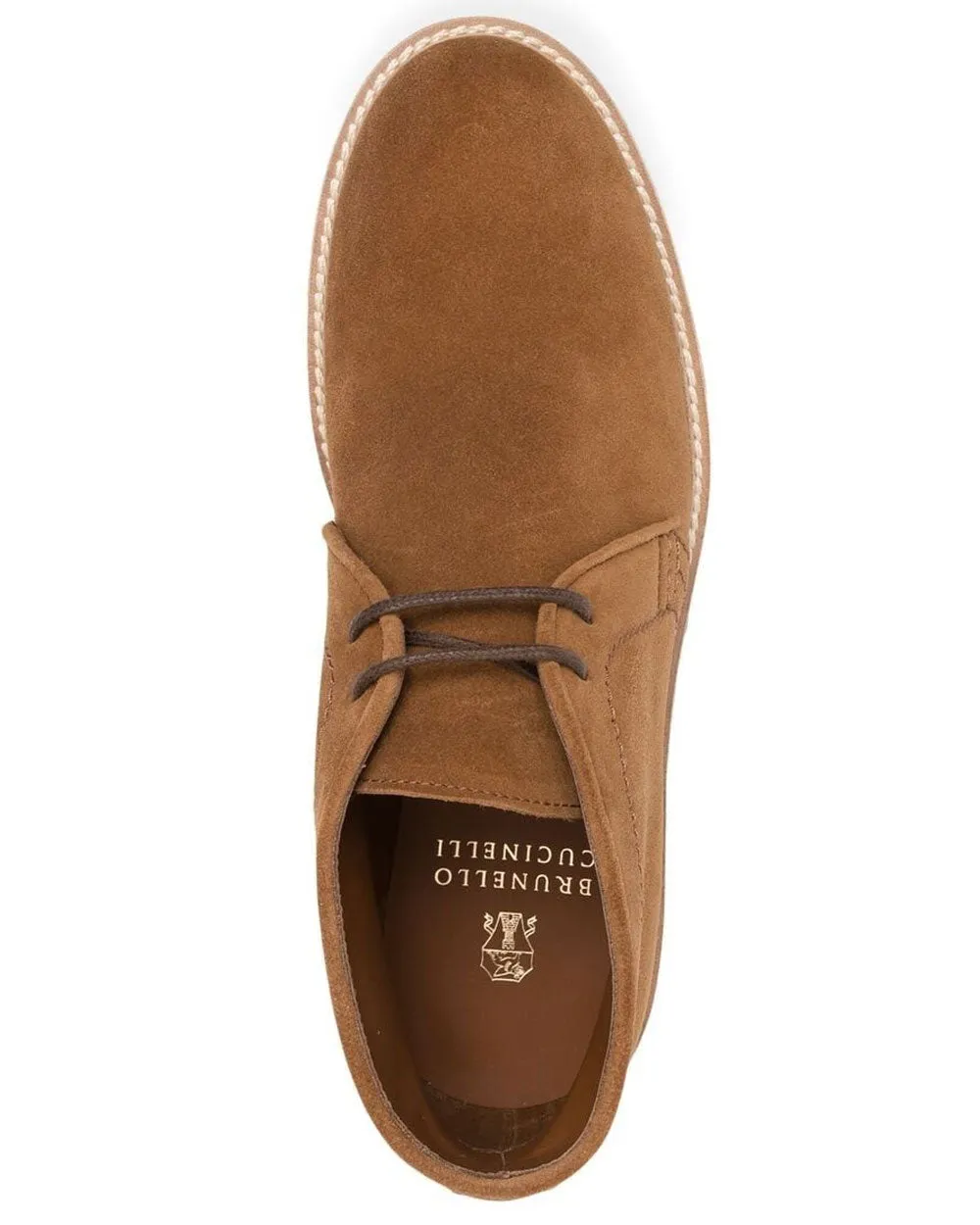 Light Brown Suede Lace Up Chukka Boots