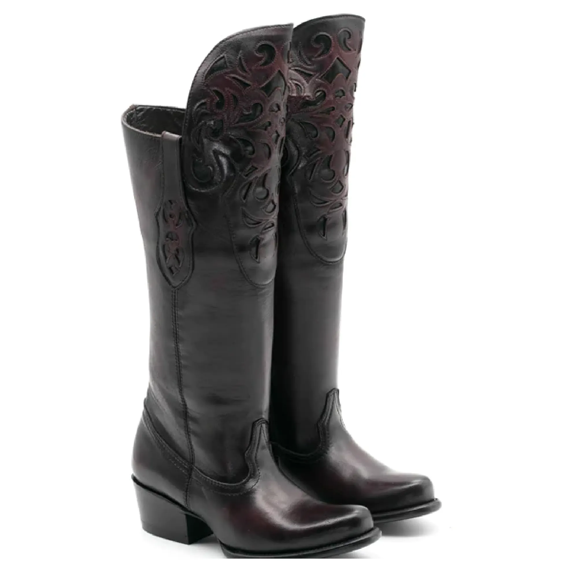 Los Altos Boots Mens #3858306 Ladies High Top Boot | Style California Boots | Color Burgundy