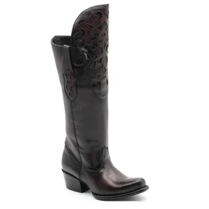 Los Altos Boots Mens #3858306 Ladies High Top Boot | Style California Boots | Color Burgundy