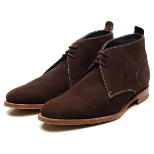 'Lucius' Dark Brown Suede Boots UK 8.5 F