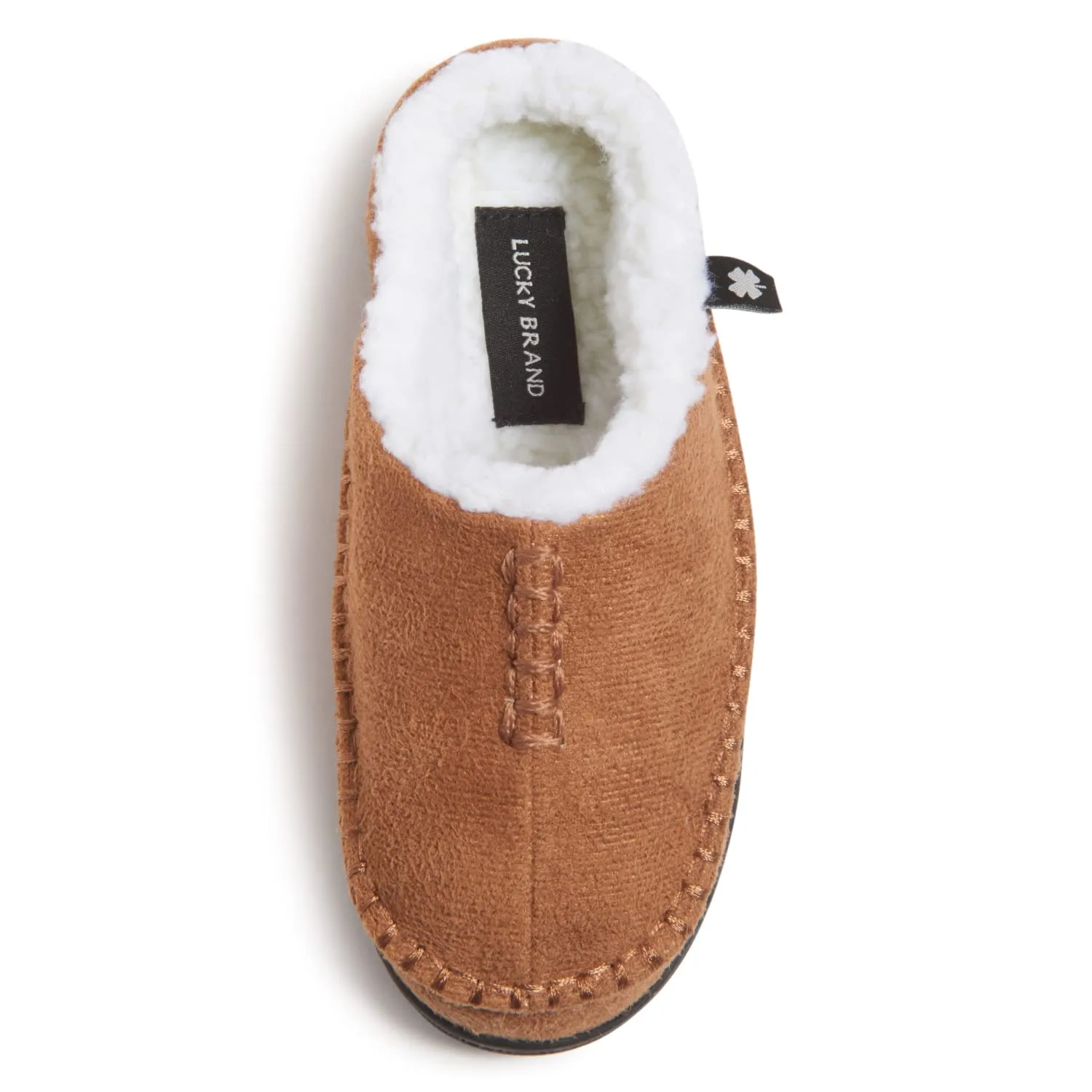 Lucky Brand Boys Micro Suede Clog Slippers, Non Slip Rubber Sole Warm Fuzzy Fluffy House Shoes, Kids Indoor Outdoor Clogs