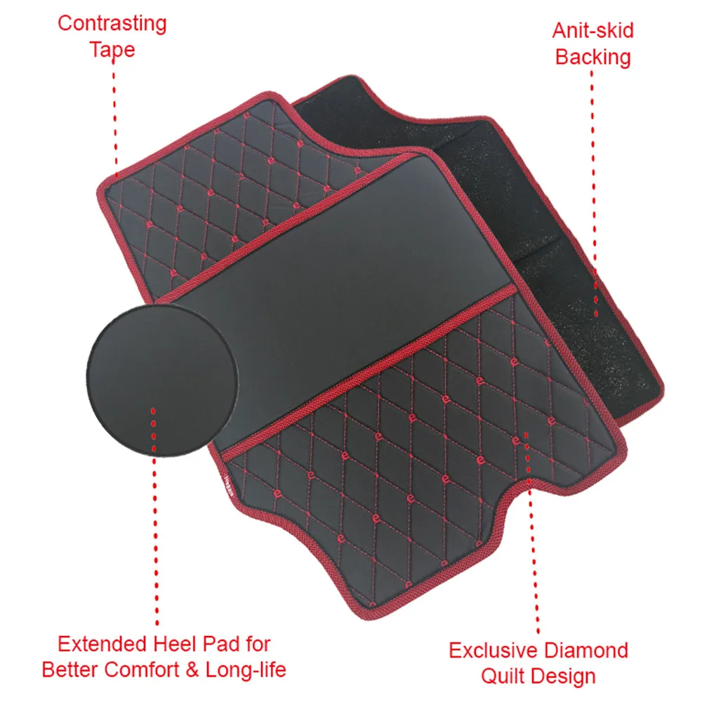 Luxury Leatherette Car Floor Mat For Nissan Kicks