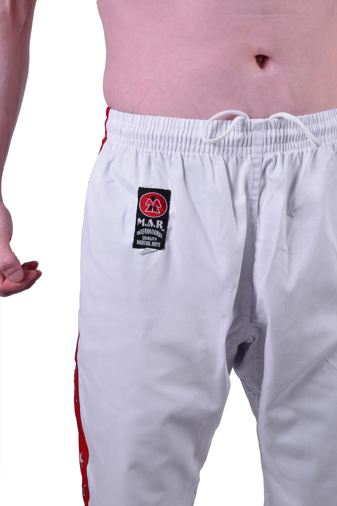 MAR-011 | Red Karate Student Uniform (8oz Fabric)   FREE BELT