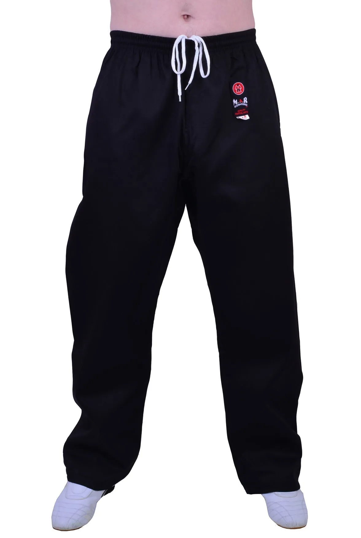 MAR-020B | 8oz Black Traditional Karate Trousers