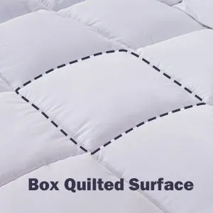 Mattress Topper King Size Pillow Top Bed Protector for Back Pain